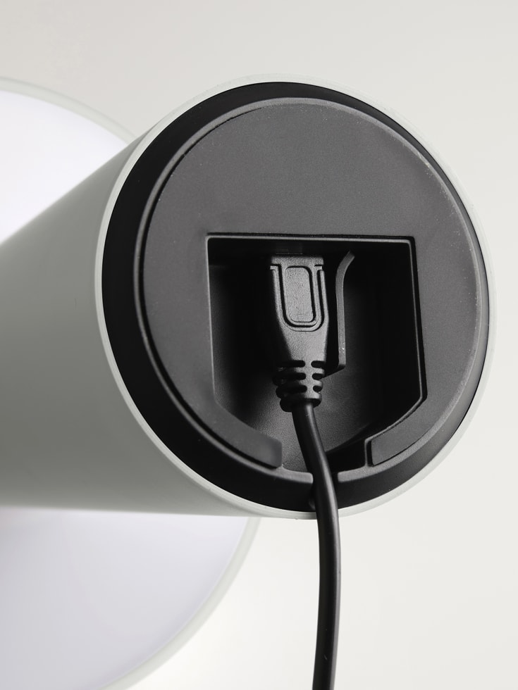 Nielsen Light Move Me uppladdningsbar bordslampa, ljusgrå