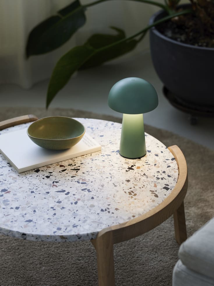 Nielsen Light Move Me genopladelig bordlampe, grøn