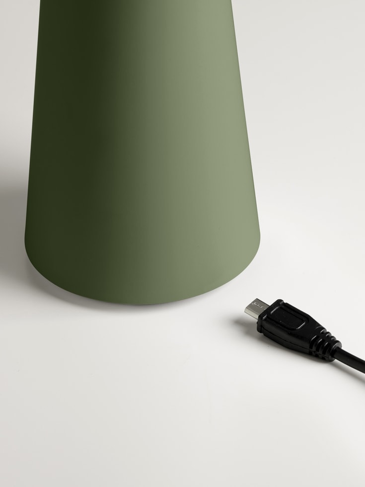 Nielsen Light Move Me uppladdningsbar bordslampa, olivgrön