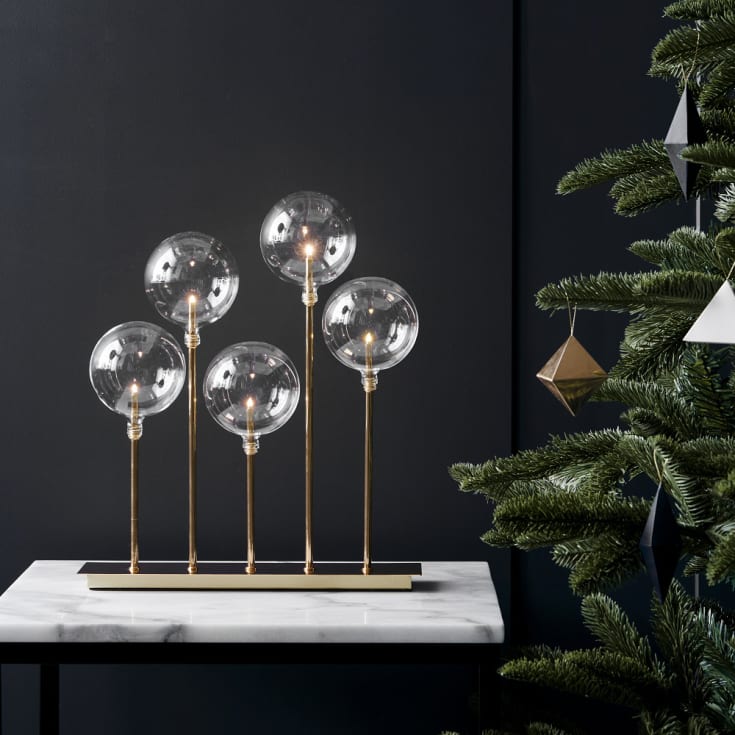Markslöjd Mäster julelysestake, gull