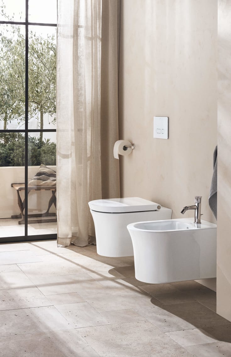 Duravit A1 betjeningsplate, hvit
