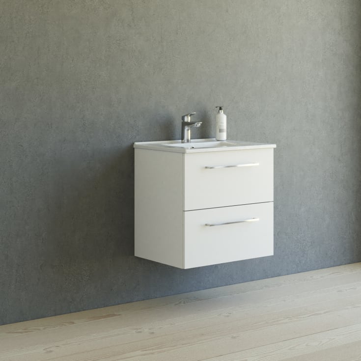 Dansani Mido+ møbelpakke, 61x45,5 cm, mat hvid