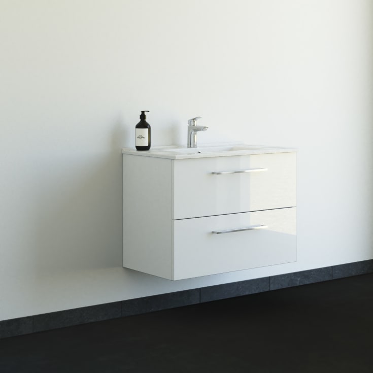 Dansani Mido+ møbelpakke, 62,7x47,2 cm, hvid højglans