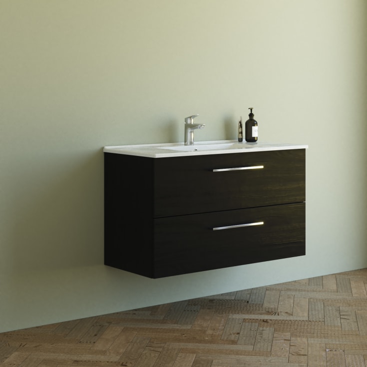 Dansani Mido+ möbelpaket, 101x45,5 cm, svart