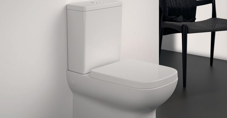 Ideal Standard Tonic toiletbræt, soft close, aftagelig, hvid