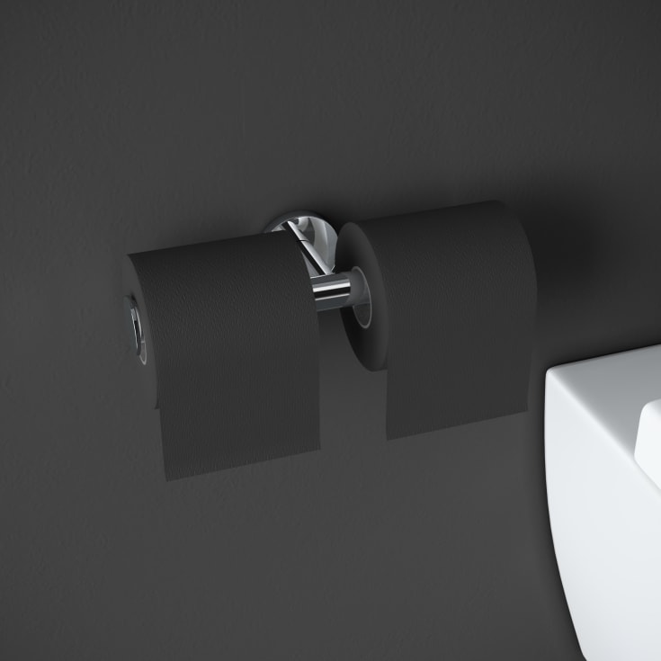 Cosmic Architect S+ toiletrulleholder, krom