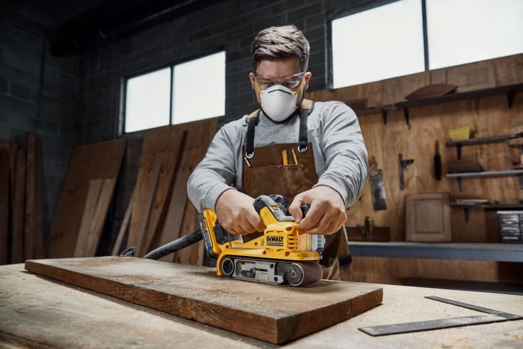 DeWalt 18V XR DCW220N-XJ båndpudser, uden batteri