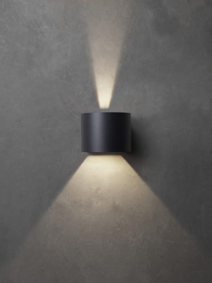 Lumenlight Bonito utomhus vägglampa, svart