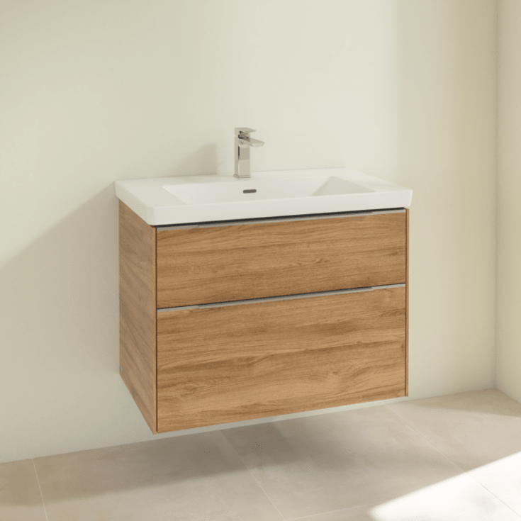 Villeroy & Boch Subway 3.0 tvättställsunderskåp, 77,2x47,8 cm, ek