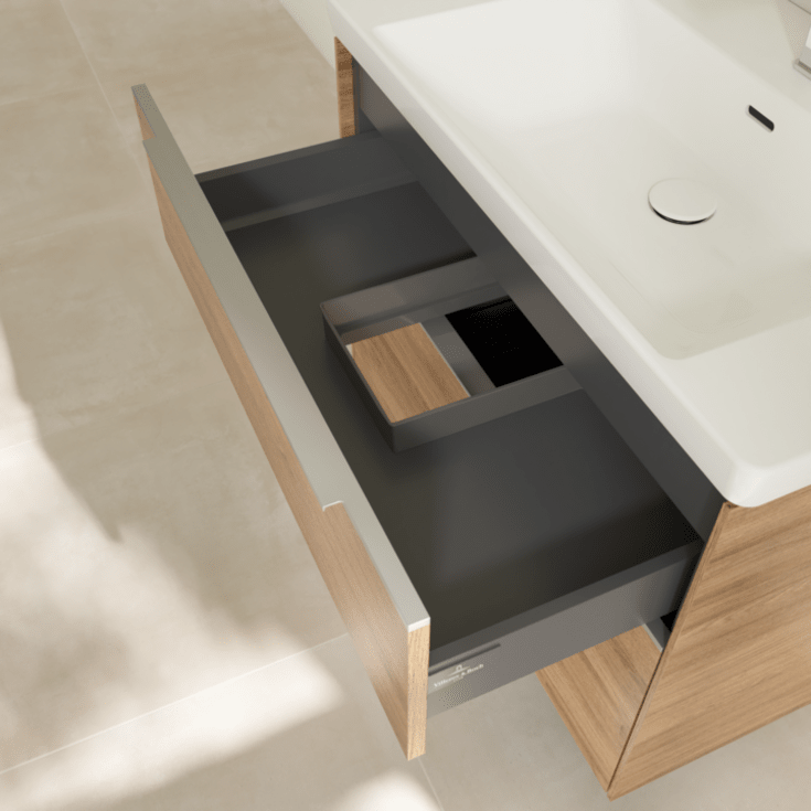 Villeroy & Boch Subway 3.0 tvättställsunderskåp, 77,2x47,8 cm, ek