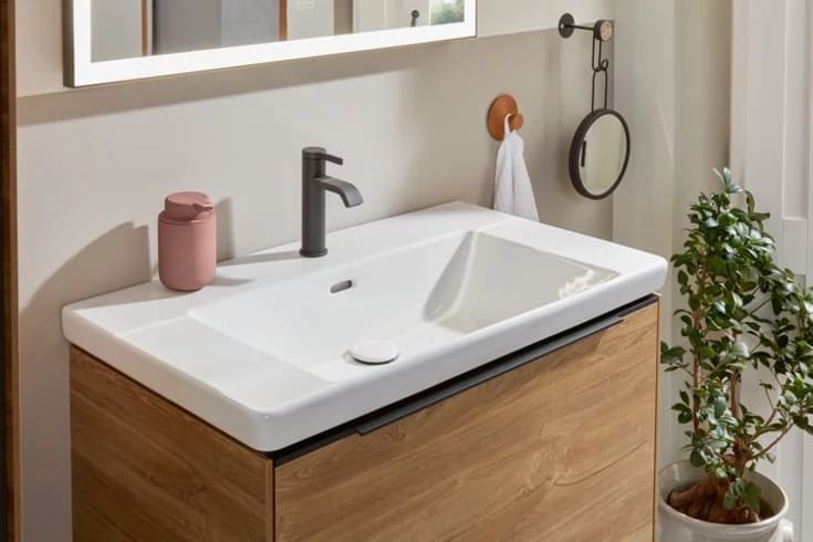 Villeroy & Boch Subway 3.0 møbelservant, 80x47 cm, hvit