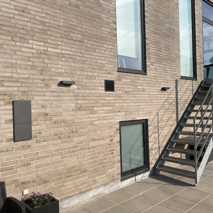Mylight Brick vägglampa solcell med sensor