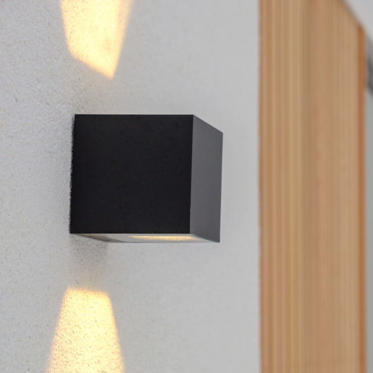 Antidark Arca vägglampa utomhus, H10 cm