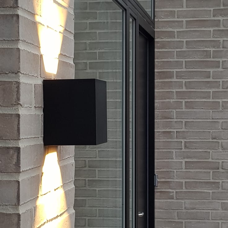 Antidark Arca vägglampa utomhus, H15 cm