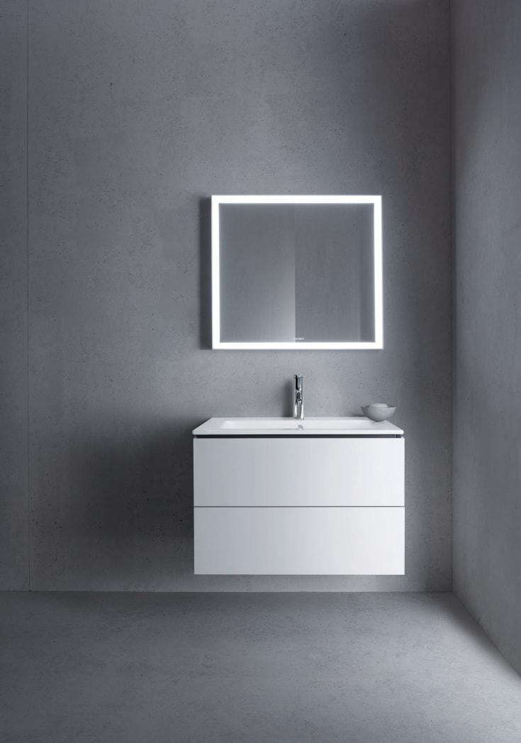 Duravit L-Cube tvättställsunderskåp, 82x48 cm, matt vit