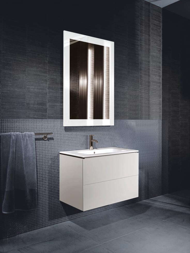 Duravit L-Cube tvättställsunderskåp, 82x48 cm, matt vit