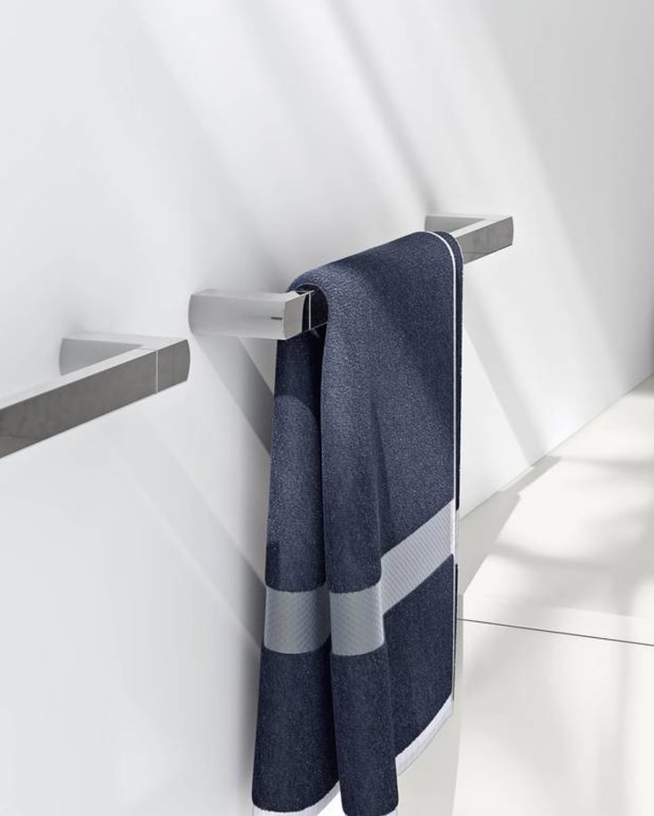 Gustavsberg Square håndklestang, 45 cm, krom