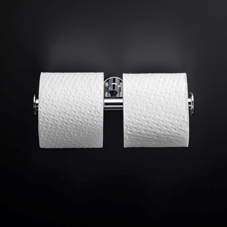 Cosmic Architect toiletrulleholder, krom