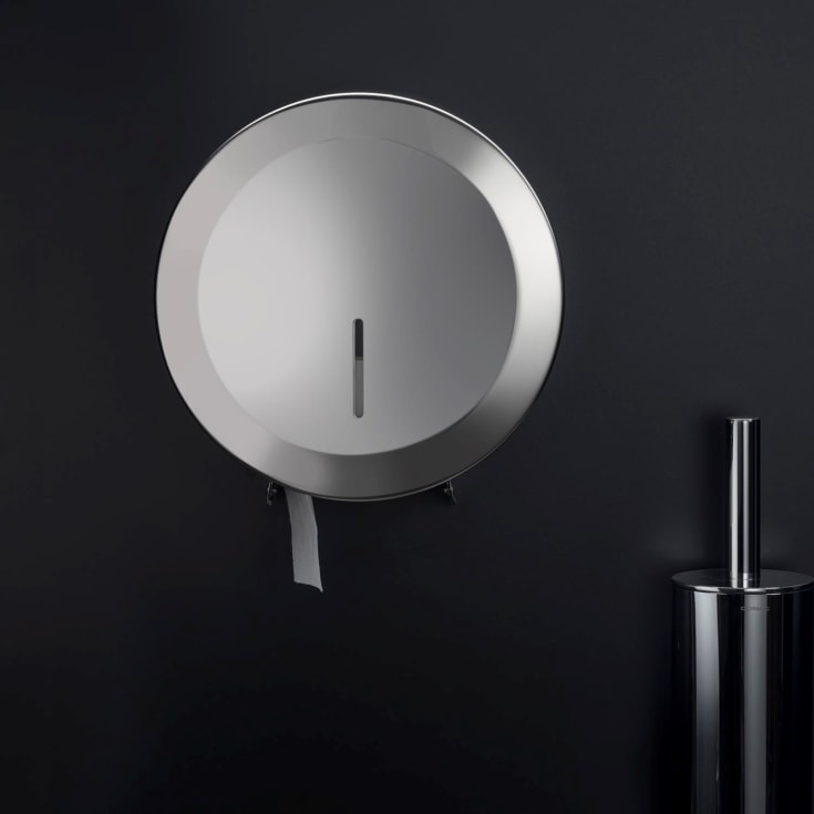 Cosmic Architect toiletrulleholder, rustfrit stål