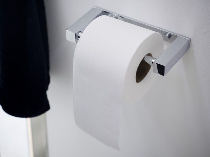 Cosmic Metric dorullholder, børstet rustfritt stål