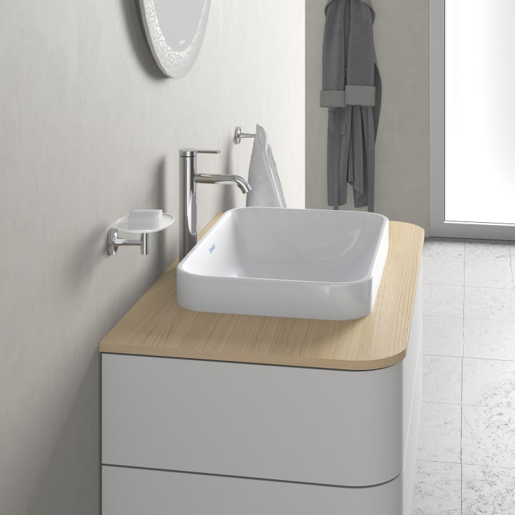 Duravit Happy D.2 tvättställ, 60x40 cm, vit