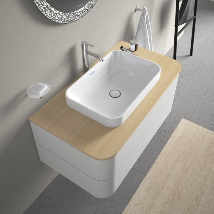 Duravit Happy D.2 tvättställ, 60x40 cm, vit
