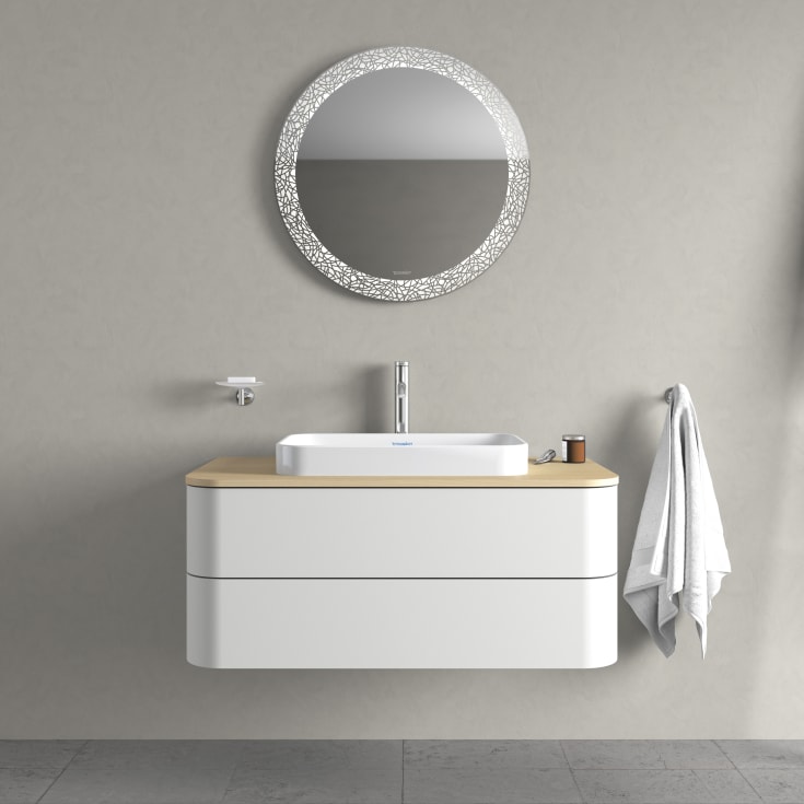 Duravit Happy D.2 hÄndvask, 60x40 cm, hvid