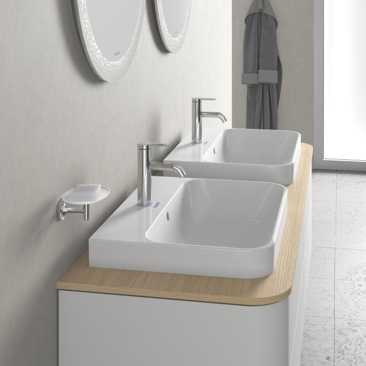 Duravit Happy D.2 Plus servant, 60x46 cm, hvit