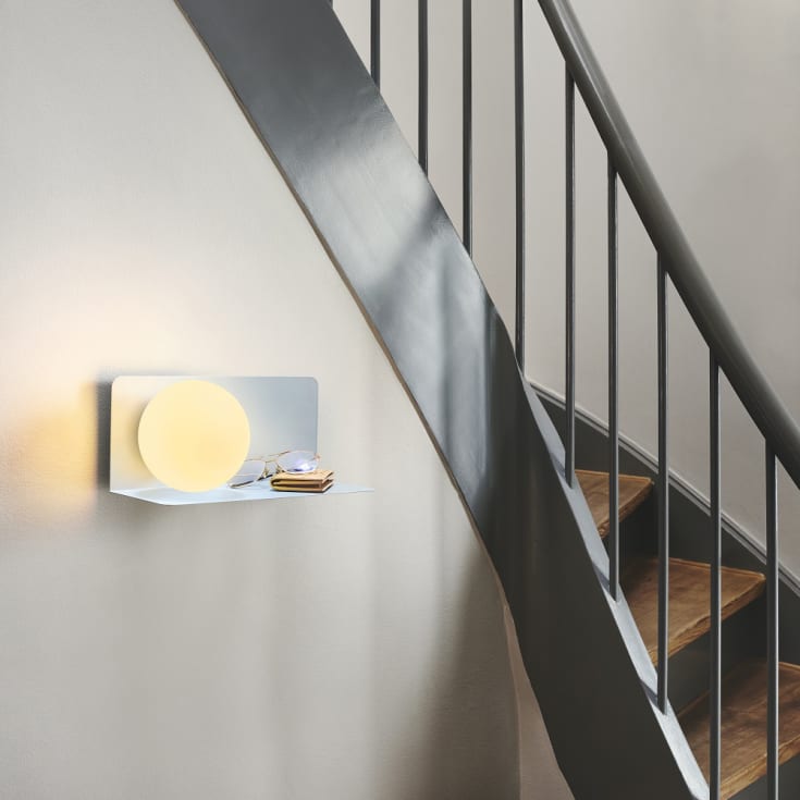 Nordlux Lilibeth vägglampa, ljusblå