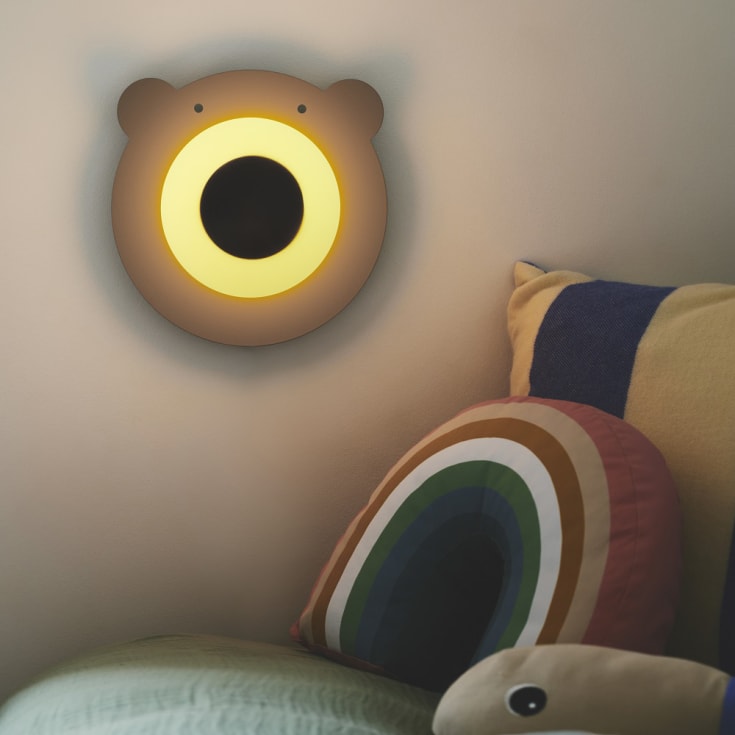 Nordlux Bruna Bear vägglampa