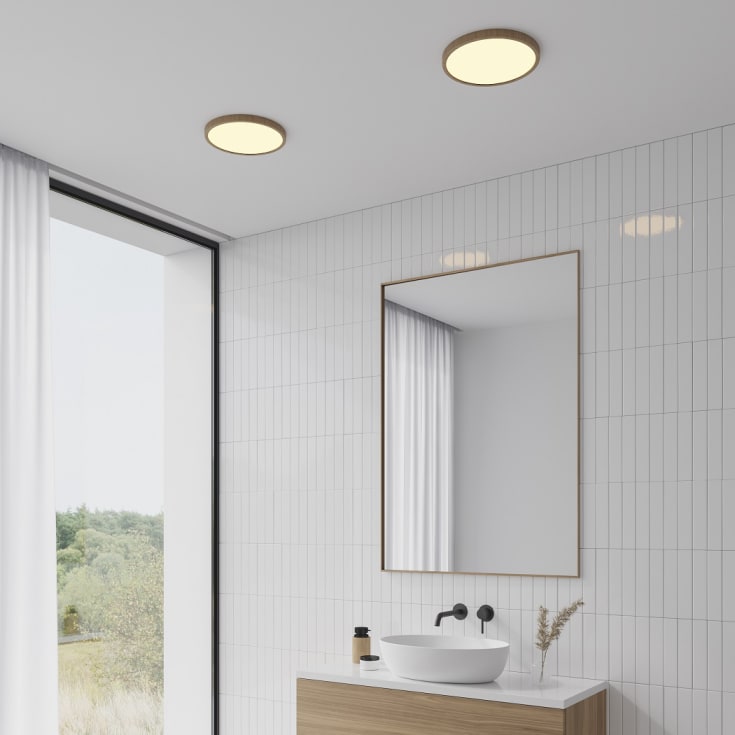 Nordlux Oja Bath dimbar plafond, Ø29 cm