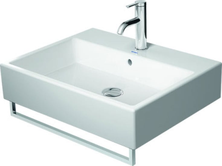 Duravit Vero handduksstång för tvättställ, 55 cm, krom