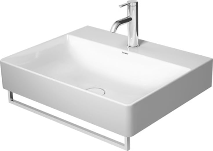 Duravit Vero handduksstång för tvättställ, 55 cm, krom