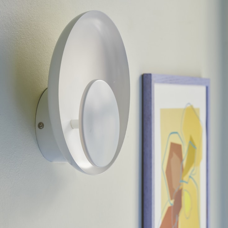 Nordlux Marsi vägglampa, vit