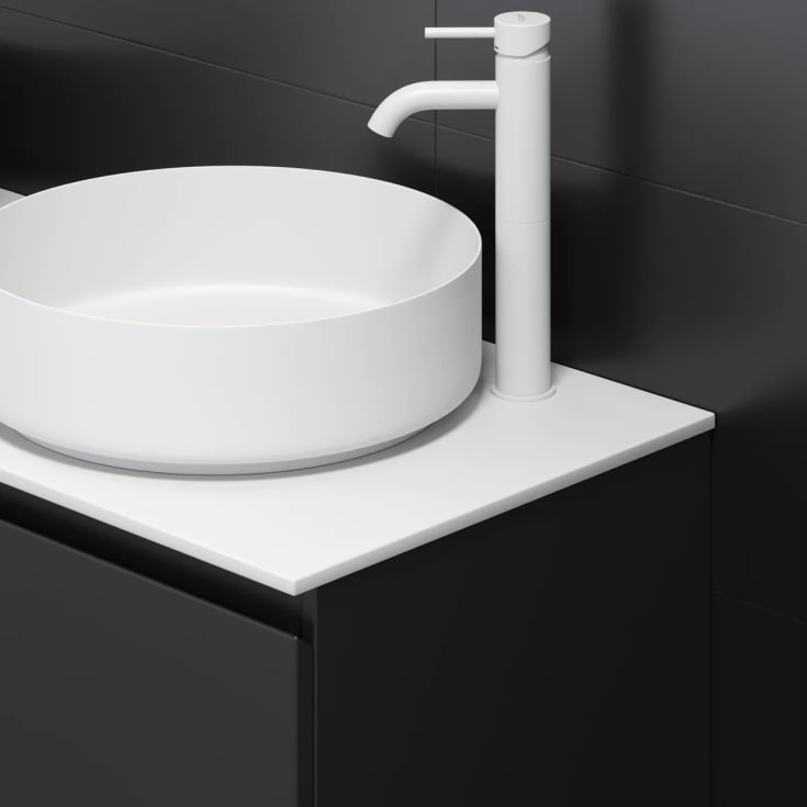Laufen Unisono tvättställ, Ø37,5 cm, vit