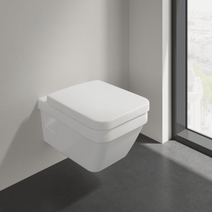 Villeroy & Boch Architectura vegghengt toalett, uten skyllekant, hvit