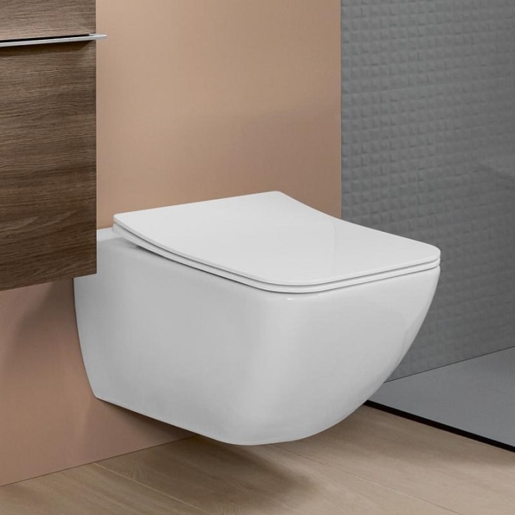 Villeroy & Boch Venticello vägghängd toalett, utan spolkant, vit