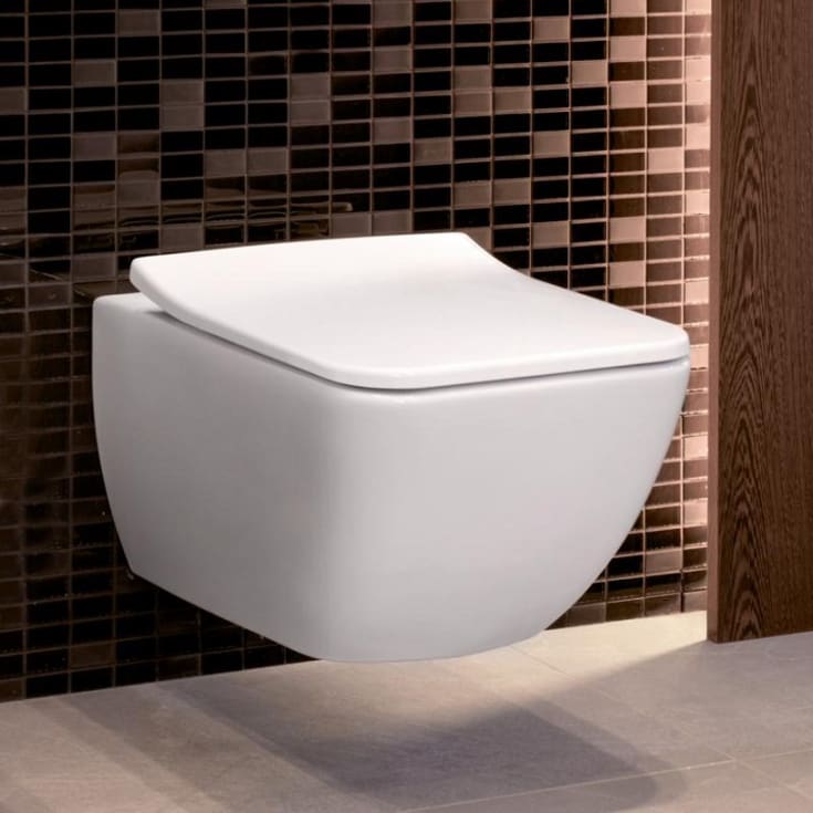 Villeroy & Boch Venticello vägghängd toalett, utan spolkant, vit