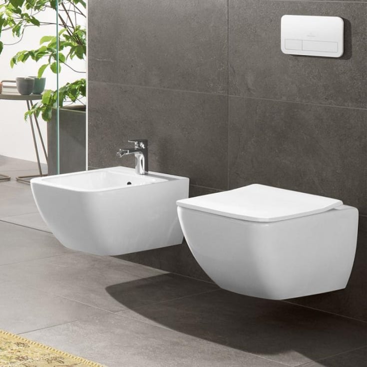 Villeroy & Boch Venticello vägghängd toalett, utan spolkant, vit
