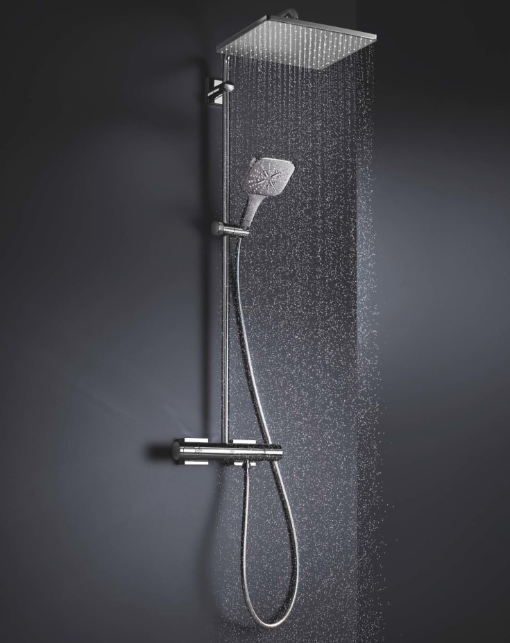 Grohe Rainshower Mono Cube takdusch, 31x31 cm, krom