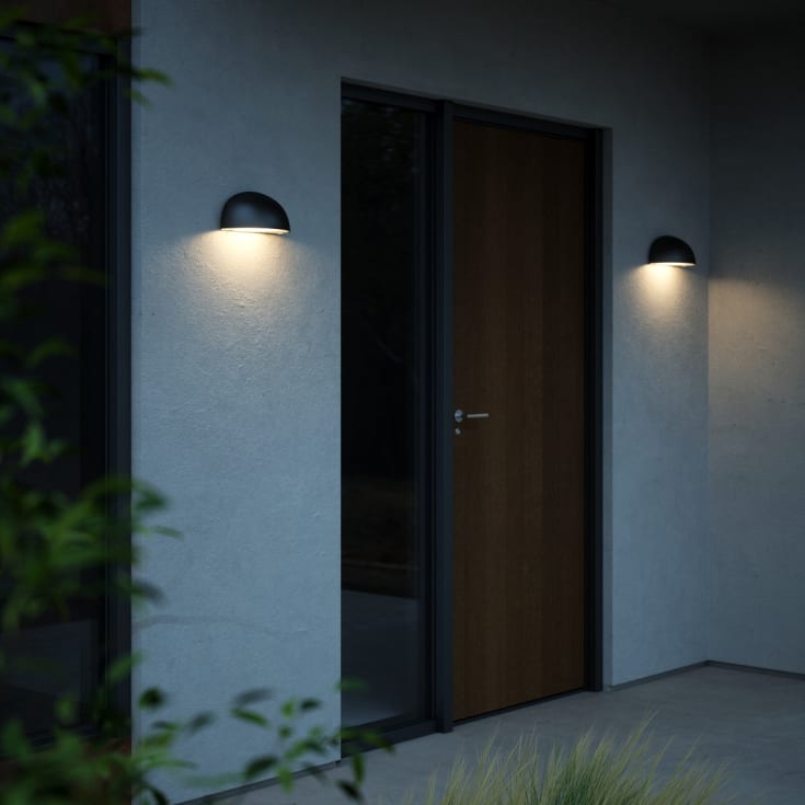 Nordlux Scorpius Maxi vägglampa utomhus, svart