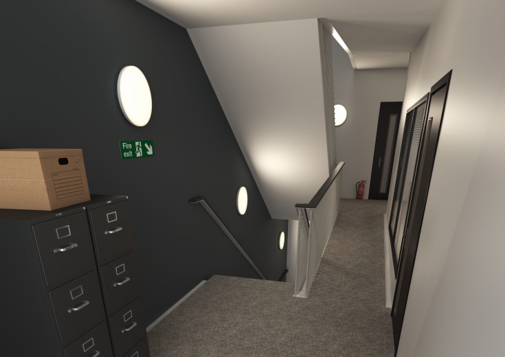 Mercurial IP54 Plafond 13W/20W 3K/4K 1900-2700lm Ø370mm Vit