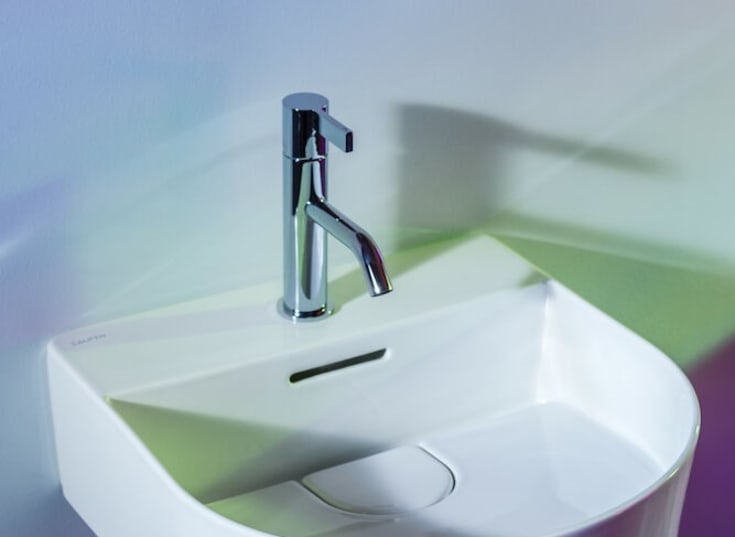 Laufen Kartell tvättställsblandare, krom