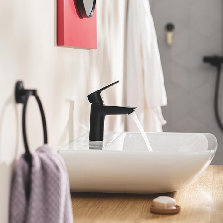 Grohe Start tvättställsblandare, matt svart