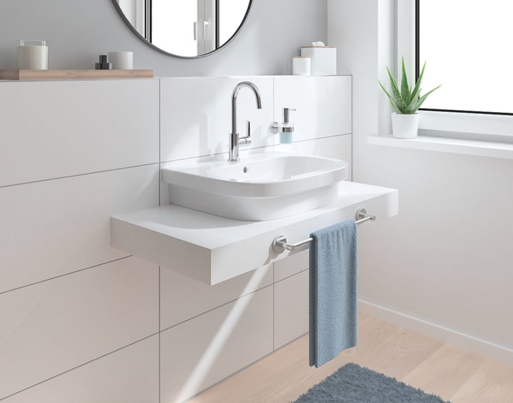 Grohe Quickfix Start L tvättställsblandare, krom