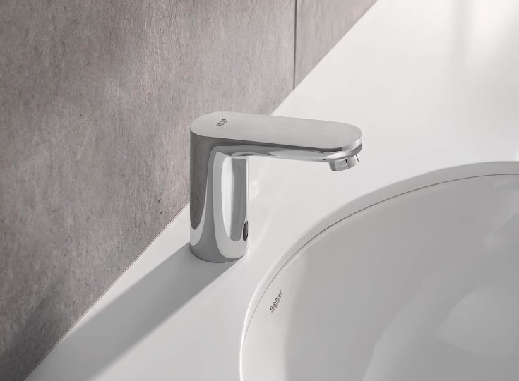 Grohe Eurosmart Cosmopolitan E håndvaskarmatur, berøringsfri, krom