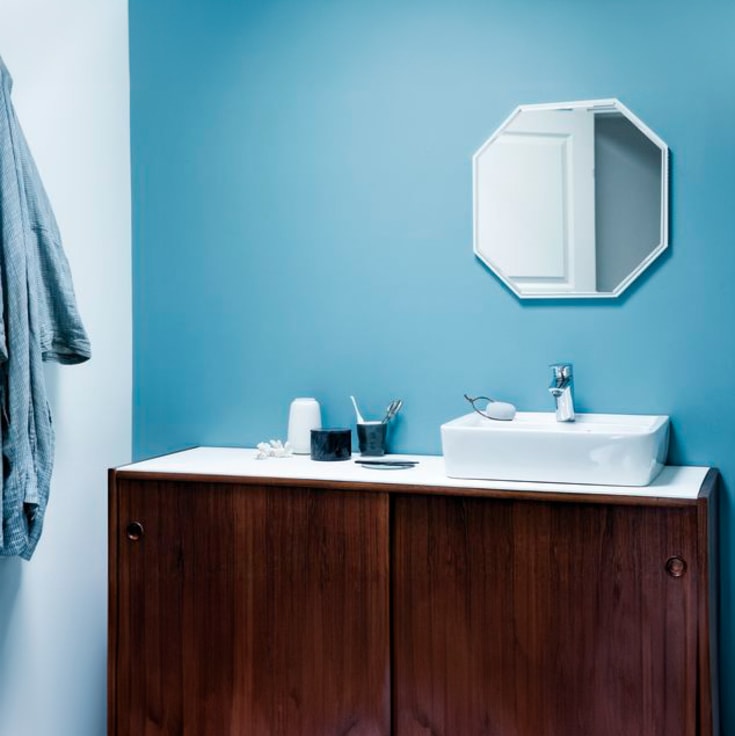 Damixa Clover Green tvättställsblandare, krom