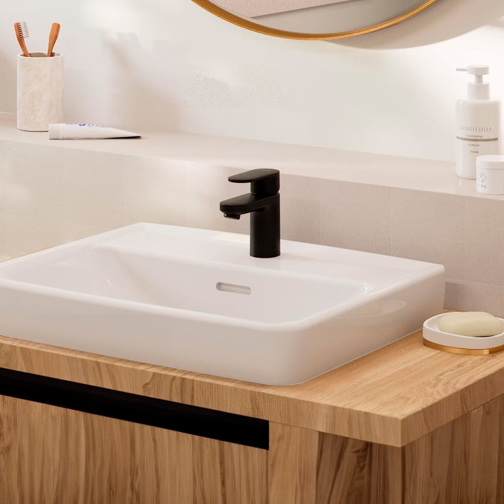Hansgrohe Vernis Blend 70 tvättställsblandare, matt svart