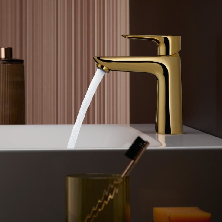 Hansgrohe Talis E 110 servantbatteri, gull
