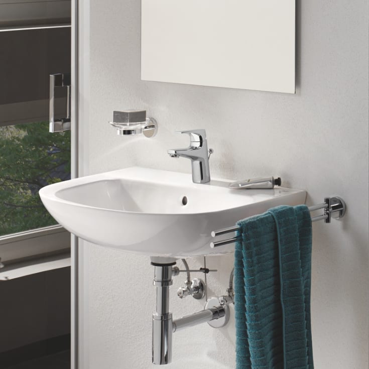 Grohe BauFlow servantbatteri, krom